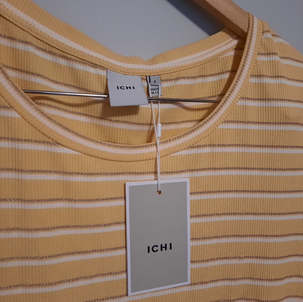 ICHI | Lemon Yellow IHSAMARA T-shirt